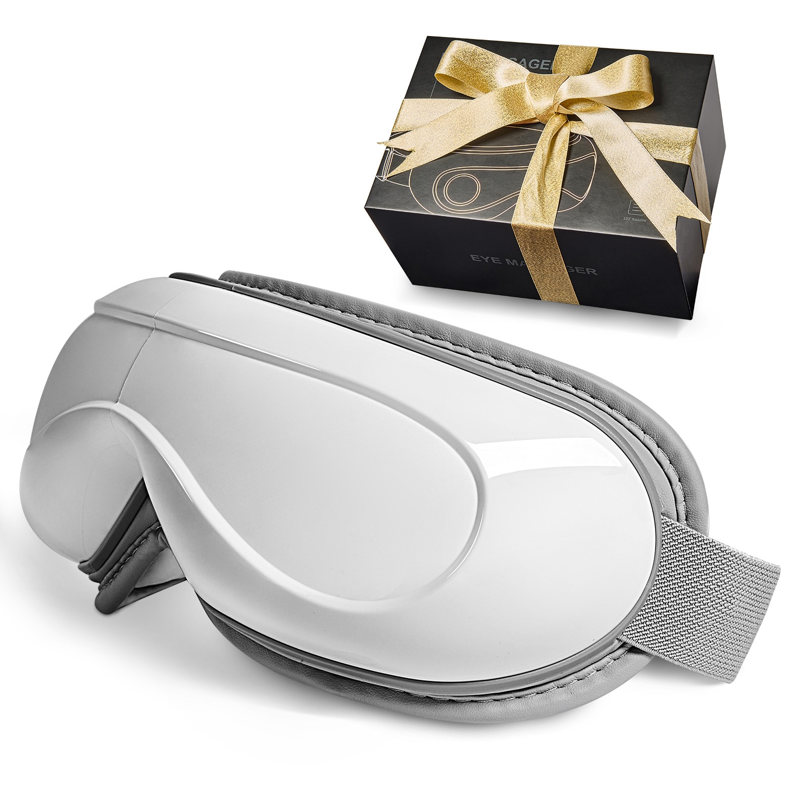 Heated Eye Massager Eye Care Device 5 Modes Bluetooth Music 180° Foldable_voghion.com